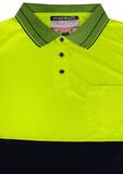 PRIME MOVER HI VIS S/S POLO -workwear-BIGMENSCLOTHING.CO.NZ