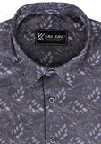 KAM LEAF S/S SHIRT -shirts casual & business-BIGMENSCLOTHING.CO.NZ