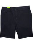 BILLY JET TRIM BLACK DENIM SHORT-shorts-BIGMENSCLOTHING.CO.NZ