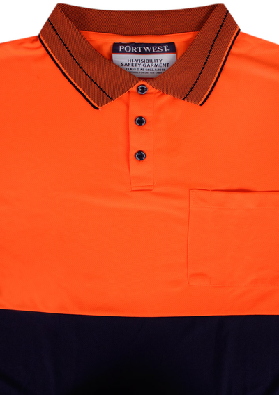 PRIME MOVER HI VIS S/S POLO 