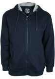 KAM PLAIN HOODY-fleecy tops & hoodies-BIGMENSCLOTHING.CO.NZ