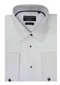 HUNT & HOLDITCH SAVOY STANDARD COLLAR PLEATED SHIRT-shirts casual & business-BIGMENSCLOTHING.CO.NZ