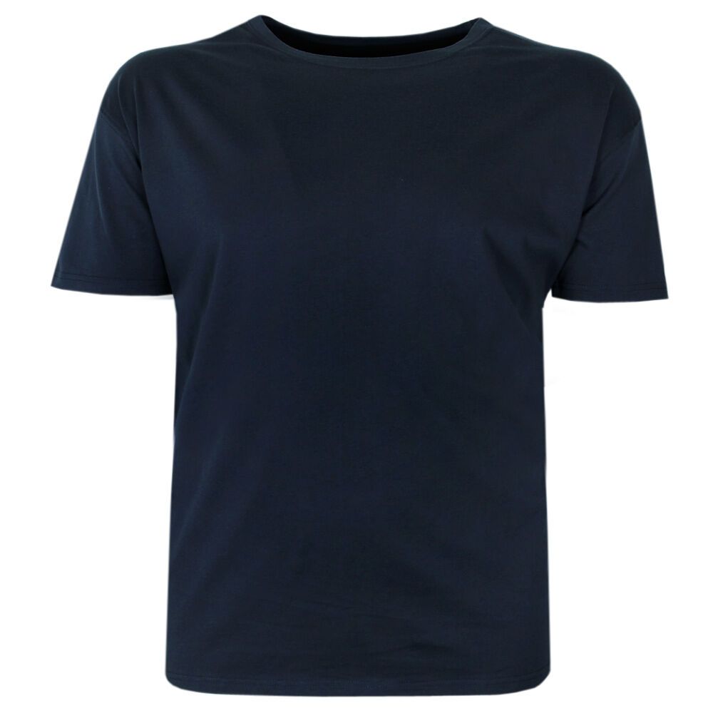 Corp big logo t-shirt in cotton navy blue Jack & Jones