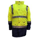 PRIME MOVER LIGHTWEIGHT HI VIS RAIN JACKET-rainwear-BIGMENSCLOTHING.CO.NZ