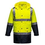 PRIME MOVER LIGHTWEIGHT HI VIS RAIN JACKET-rainwear-BIGMENSCLOTHING.CO.NZ