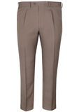 CITY CLUB DIPLOMAT FLEXI WAIST TROUSER-big mens basics-BIGMENSCLOTHING.CO.NZ