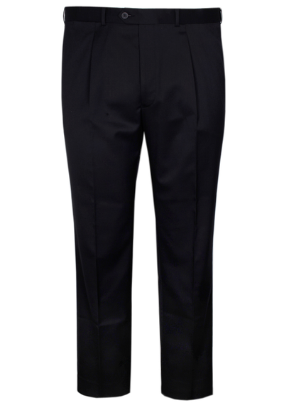 CITYCLUB  POLY/WOOL PLEAT STRETCH TROUSER