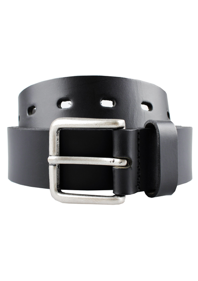 M&C AGENCIES 35MM PEWTER BUCKLE BELT