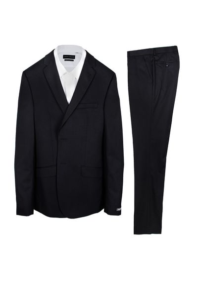 GEOFFREY BEENE TALL PLAIN BLACK SUIT