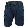 BRONCO LIGHT STRETCH DENIM CARGO SHORT-shorts-BIGMENSCLOTHING.CO.NZ