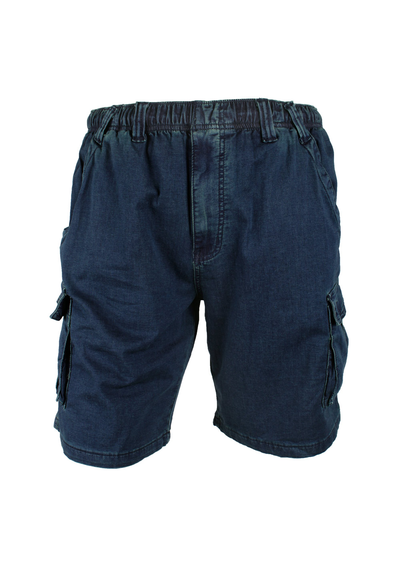 BRONCO LIGHT STRETCH DENIM CARGO SHORT