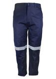 PRIME DRILL TROUSER WITH REFLECTIVE TAPE-workwear-BIGMENSCLOTHING.CO.NZ