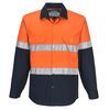 PRIME MOVER 101 HI-VIS L/S SHIRT-workwear-BIGMENSCLOTHING.CO.NZ