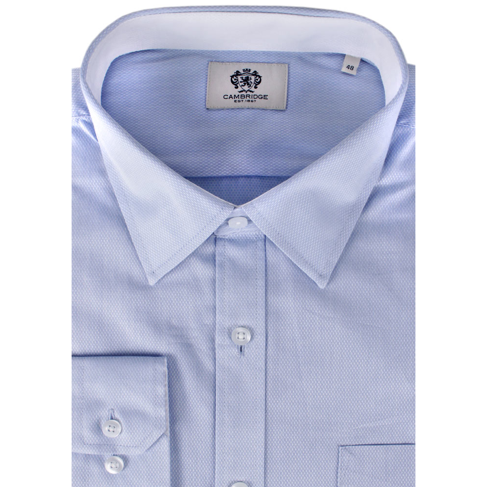 CAMBRIDGE & SUMMIT DIAMOND JACQUARD L/S SHIRT
