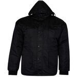 KAM HOOD PADDED COAT-jackets-BIGMENSCLOTHING.CO.NZ