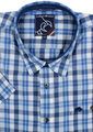 RAGING BULL OXFORD CHECK S/S SHIRT-sale clearance-BIGMENSCLOTHING.CO.NZ