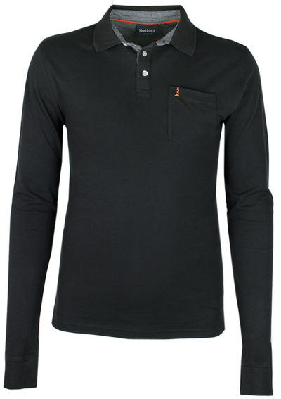 NORTH 56 PLAIN  L/S POLO