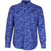 MAURIO FLOWER SKETCH PRINT L/S SHIRT-sale clearance-BIGMENSCLOTHING.CO.NZ