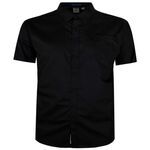 DUKE AERON PLAIN S/S SHIRT-shirts casual & business-BIGMENSCLOTHING.CO.NZ