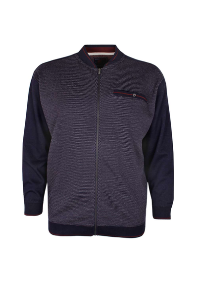 KAM FULL ZIP FLEECE TOP