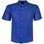MAURIO SMALL FLORAL S/S SHIRT -sale clearance-BIGMENSCLOTHING.CO.NZ