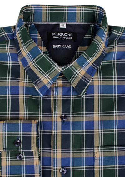 PERRONE PLAID CHECK L/S SHIRT 