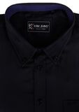 KAM SELF PATTERN S/S SHIRT -shirts casual & business-BIGMENSCLOTHING.CO.NZ