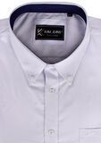 KAM DIAGONAL TWILL S/S SHIRT -shirts casual & business-BIGMENSCLOTHING.CO.NZ