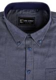 KAM DOBBY DOT S/S SHIRT -shirts casual & business-BIGMENSCLOTHING.CO.NZ