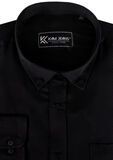 KAM ELF PATTERN L/S SHIRT -shirts casual & business-BIGMENSCLOTHING.CO.NZ
