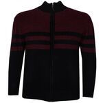 KAM KNIT INTERLOCK DETAIL CARDIGAN -sale clearance-BIGMENSCLOTHING.CO.NZ