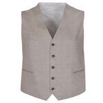 DANIEL HECHTER RYAN LINEN VEST-suits-BIGMENSCLOTHING.CO.NZ