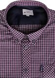 BEN SHERMAN GINGHAM S/S SHIRT-shirts casual & business-BIGMENSCLOTHING.CO.NZ