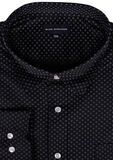 BLUE HORIZON GEOMETRIC SPECKLE L/S SHIRT -shirts casual & business-BIGMENSCLOTHING.CO.NZ