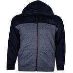 KAM BLOCK PANEL SHERPA HOODY-sale clearance-BIGMENSCLOTHING.CO.NZ