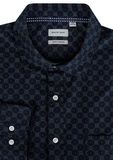 BACKBAY DANMASK MEDALLION L/S SHIRT -shirts casual & business-BIGMENSCLOTHING.CO.NZ