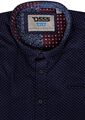DUKE MICRO SPARKLE S/S SHIRT-shirts casual & business-BIGMENSCLOTHING.CO.NZ