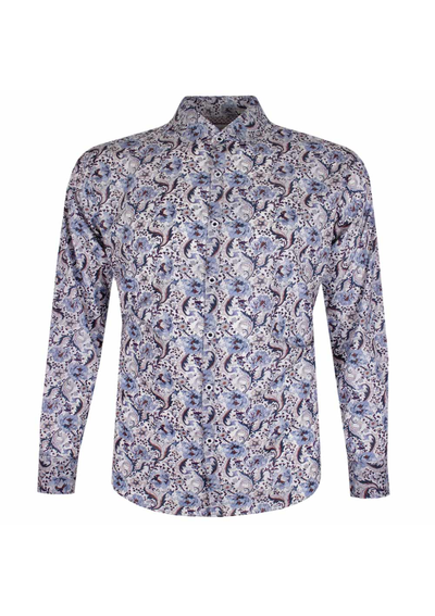 JIMMY STUART DAMASK FLOWER L/S SHIRT