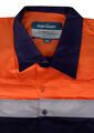 PRIME MOVER 803  HI-VIS L/S SHIRT-workwear-BIGMENSCLOTHING.CO.NZ