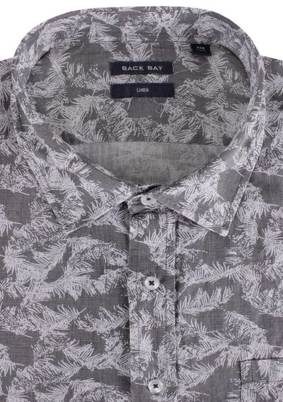 BACKBAY LINEN PALM S/S SHIRT 