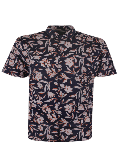 GAZMAN LINEN FLORAL S/S SHIRT 