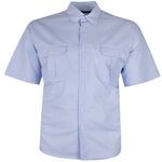 CIPOLLINI GINGHAM TWO POCKET S/S SHIRT-shirts casual & business-BIGMENSCLOTHING.CO.NZ