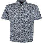 PERRONE PETAL DESIGN S/S SHIRT-shirts casual & business-BIGMENSCLOTHING.CO.NZ