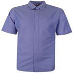 PERRONE OXFORD PLAIN S/S SHIRT-shirts casual & business-BIGMENSCLOTHING.CO.NZ