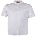 PERRONE OXFORD PLAIN S/S SHIRT-shirts casual & business-BIGMENSCLOTHING.CO.NZ