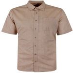 PERRONE LINEN BLEND S/S SHIRT-shirts casual & business-BIGMENSCLOTHING.CO.NZ