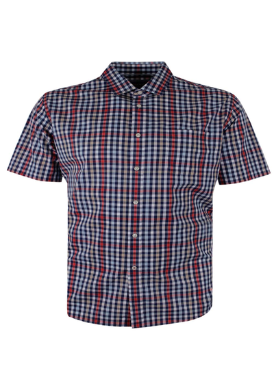 GAZMAN MULTI GINGHAM CHECK S/S SHIRT