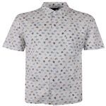 GAZMAN LINEN BLEND TURTLE S/S SHIRT-shirts casual & business-BIGMENSCLOTHING.CO.NZ