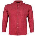 GAZMAN FRENCH LINEN L/S SHIRT-shirts casual & business-BIGMENSCLOTHING.CO.NZ