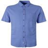 GAZMAN WASHED LINEN BLEND S/S SHIRT-shirts casual & business-BIGMENSCLOTHING.CO.NZ
